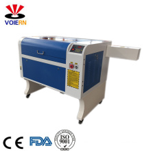 Liaocheng xuanzun low price co2 acrylic/ wood/ leather/glass dog tag laser engraving and cutting machine 4060 50W 60W 80W